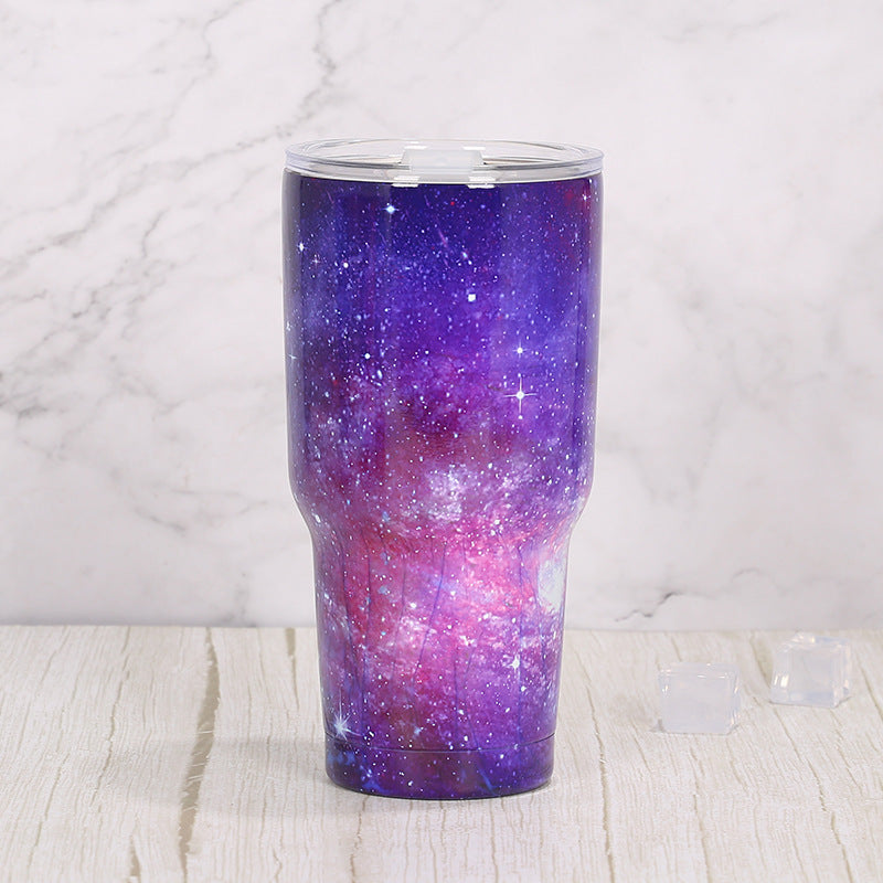 Wholesale 30oz Stainless Steel Large Capacity Dazzling Starry Sky Ice Bomber Cup