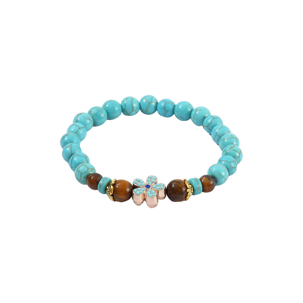 Wholesale Turquoise Bracelet Cross Bead
