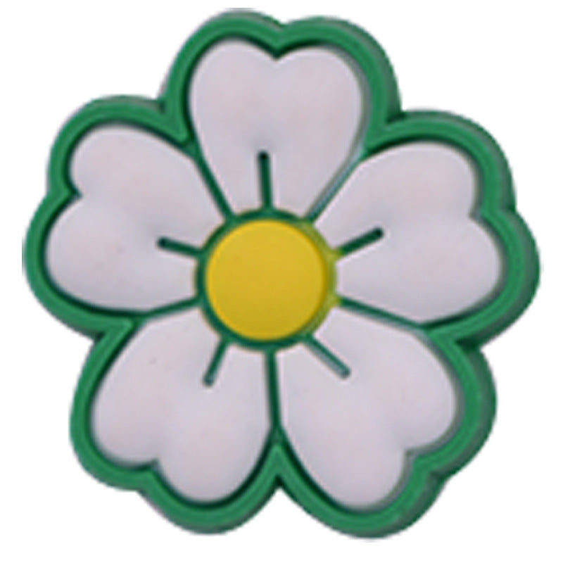 Wholesale Random 100pcs Candy colored Flower Focal Beads