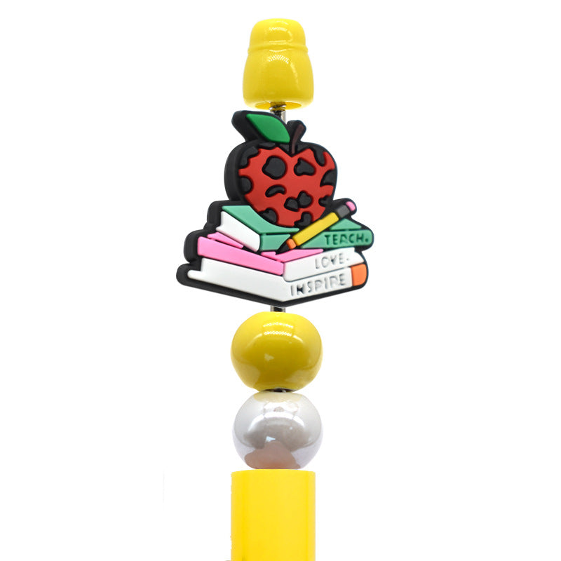 Wholesale Random 100pcs Cartoon School Series Focal Beads