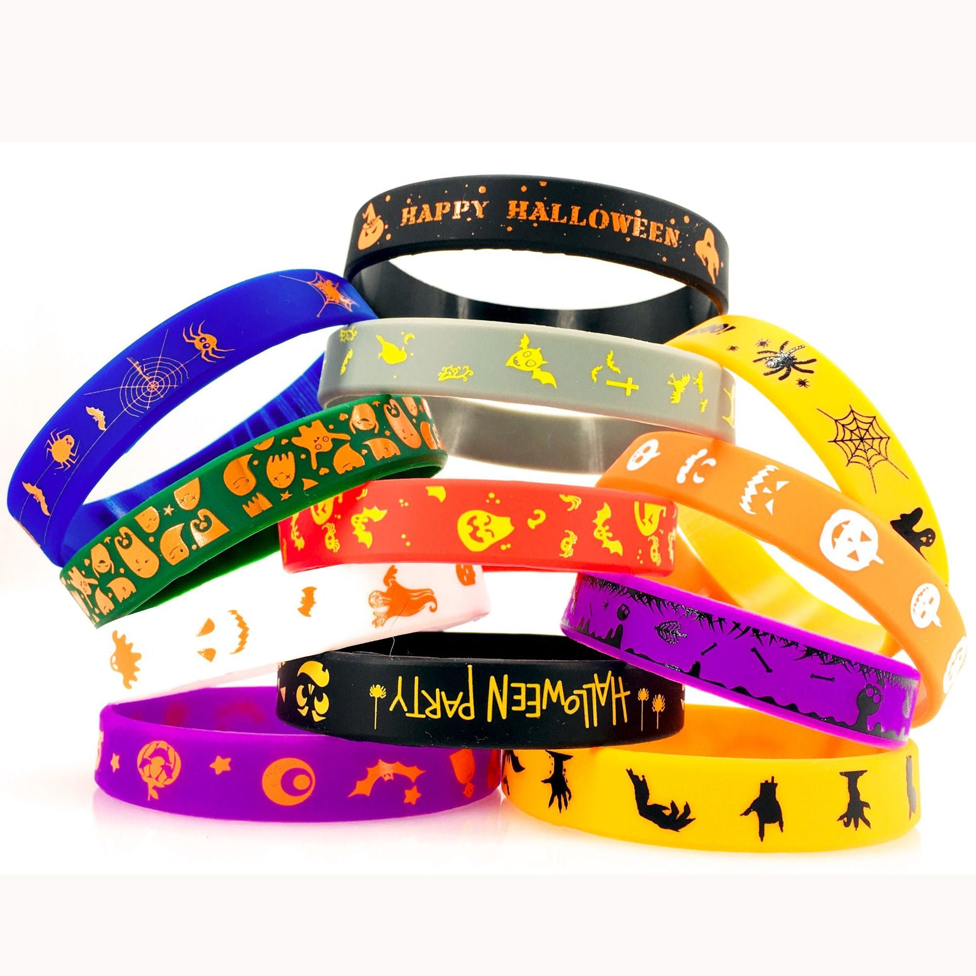 Wholesale 300PCS Cute Funny Rubber Silicone Bracelet
