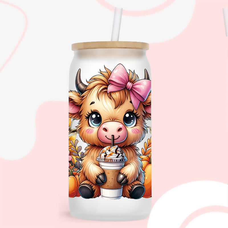 Wholesale UV Transfer Paste Glass Crystal LabelSpecial Paste for 16oz Glass Cup