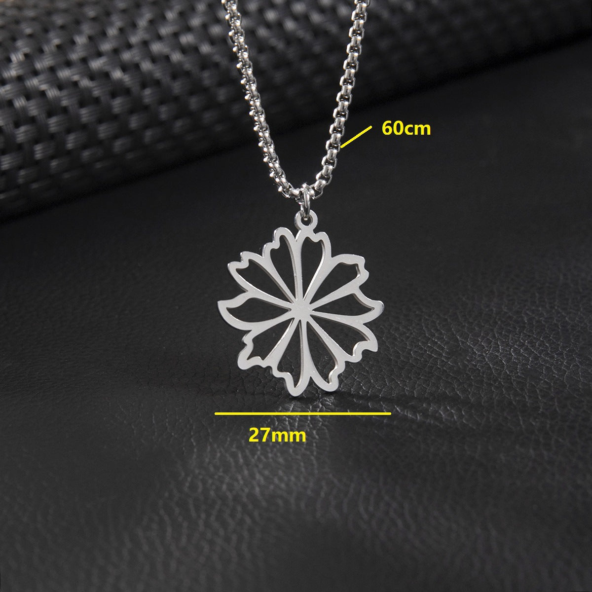 Wholesale  supply stainless steel hip-hop necklace men and women all-match eagle bird pendant clavicle chain