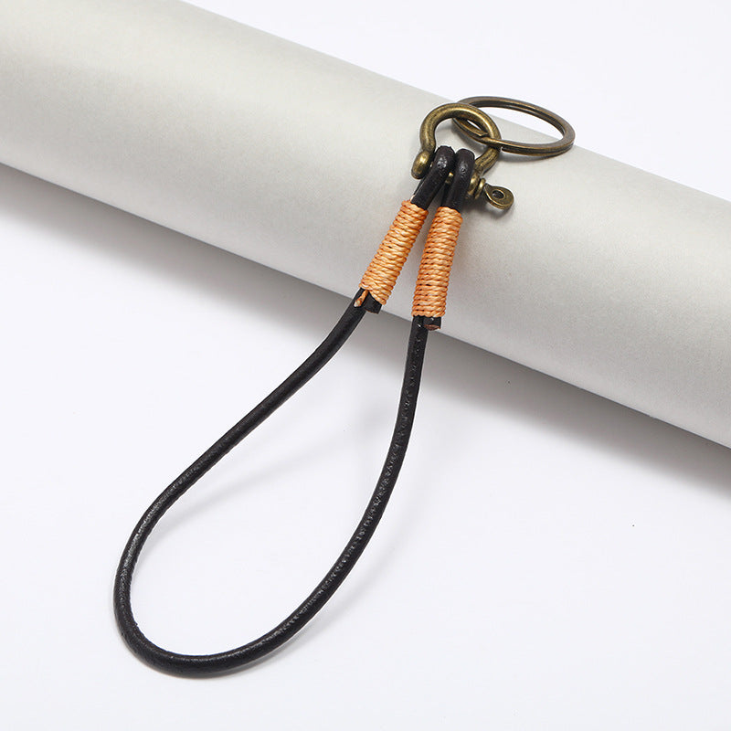 Wholesale Top Layer Cowhide Key Chain