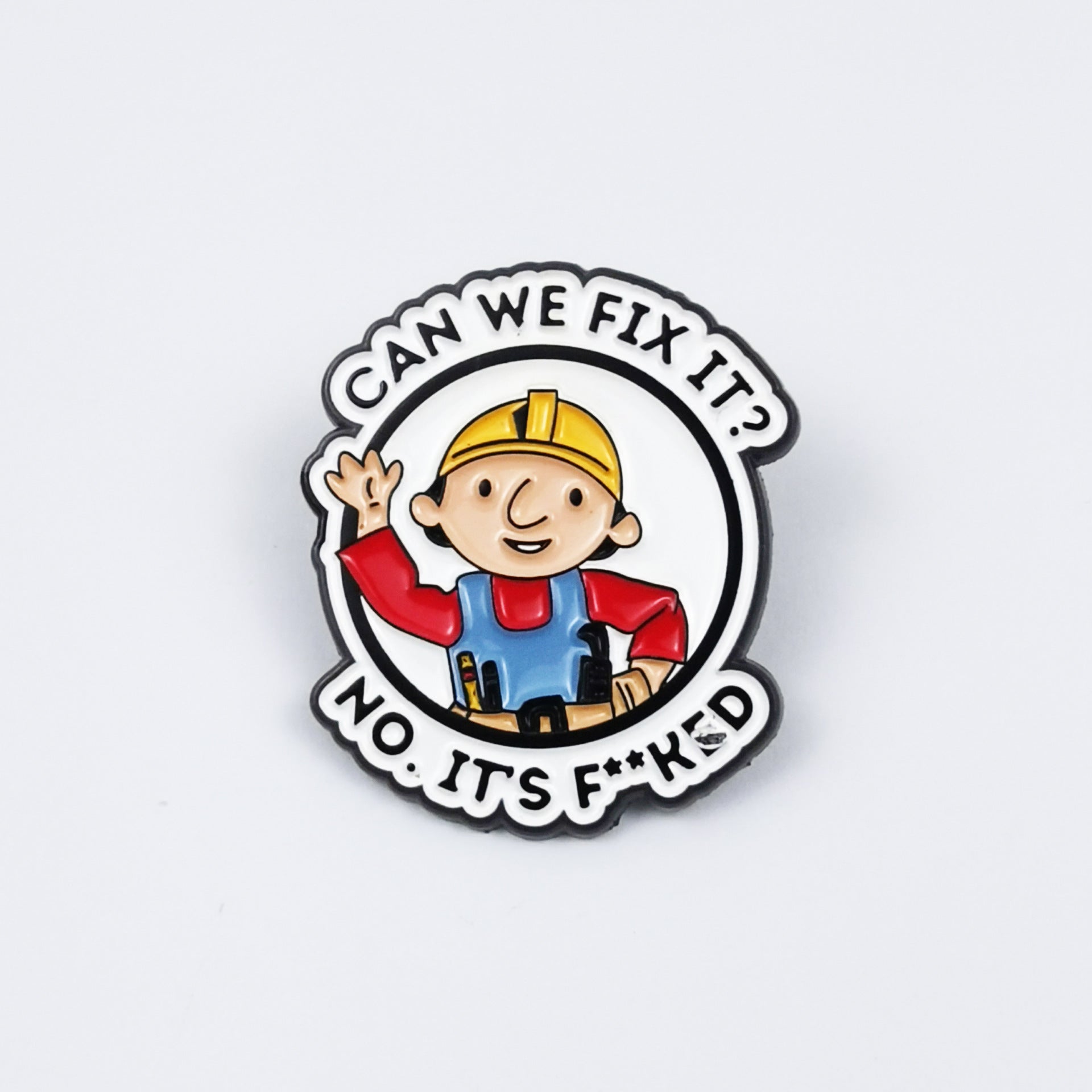 Wholesale Cartoon Duck series cute English letter brooch