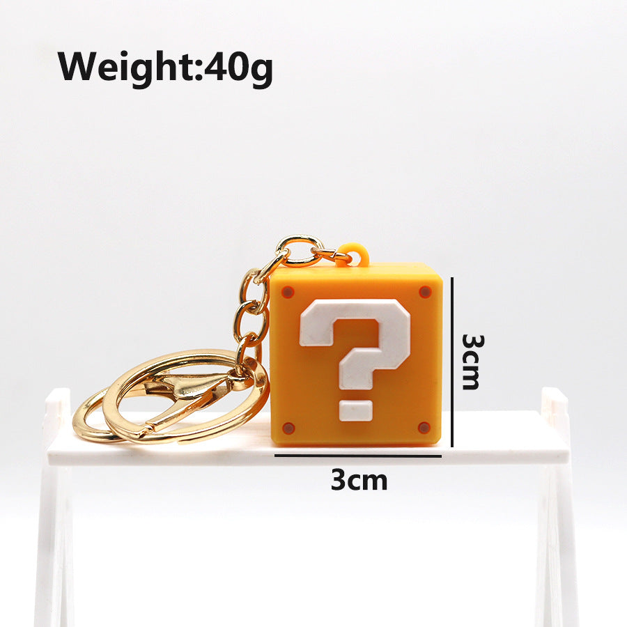 Wholesale Simulation Chicken McNuggets Tetris Game Machine Keychain