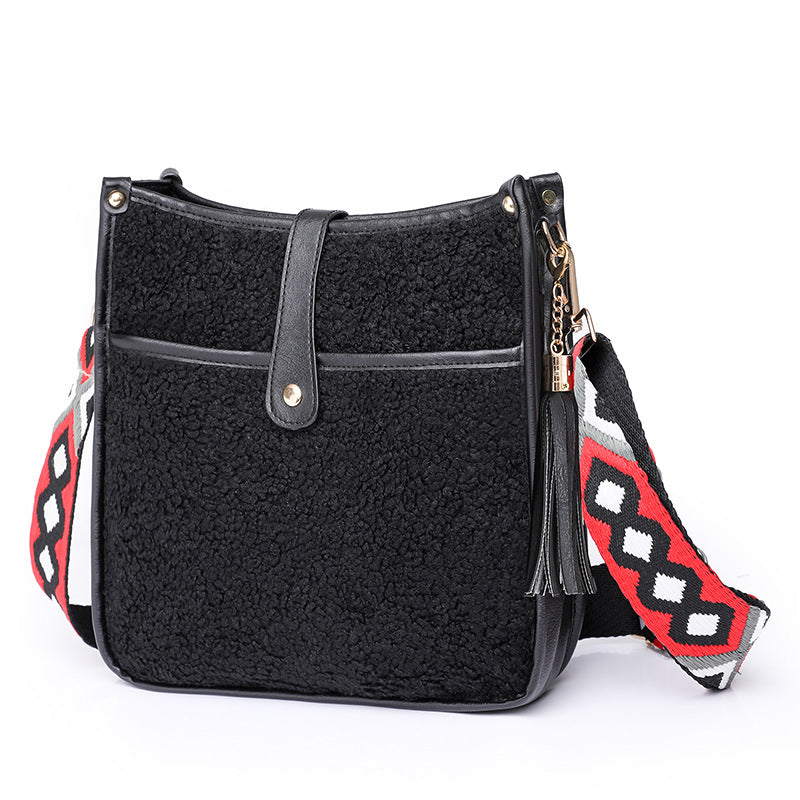 Wholesale PU Plush Shoulder Bags