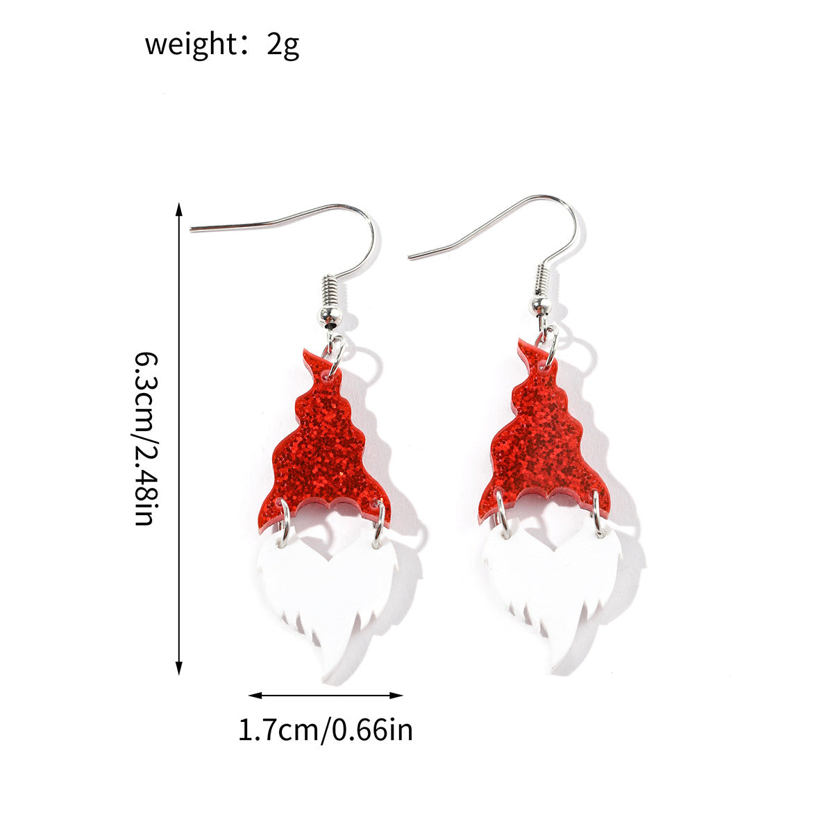 Wholesale Wholesale Valentine's Day series love bear acrylic earrings