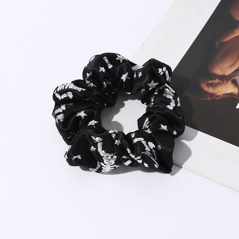 Wholesale Skull Halloween High Skull Knot Fabric Polyester Headband