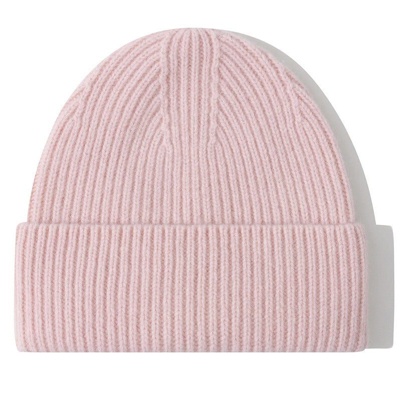 Wholesale Thick Pure Wool Beanie Winter Hat