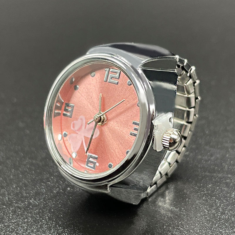 Wholesale [Ring Watch] fashion men and women couple alloy shell ring watch