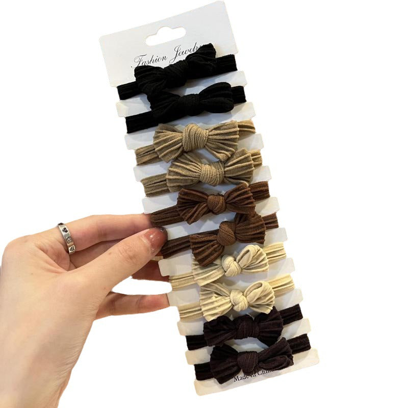 Wholesale Pleated Bow Hairband