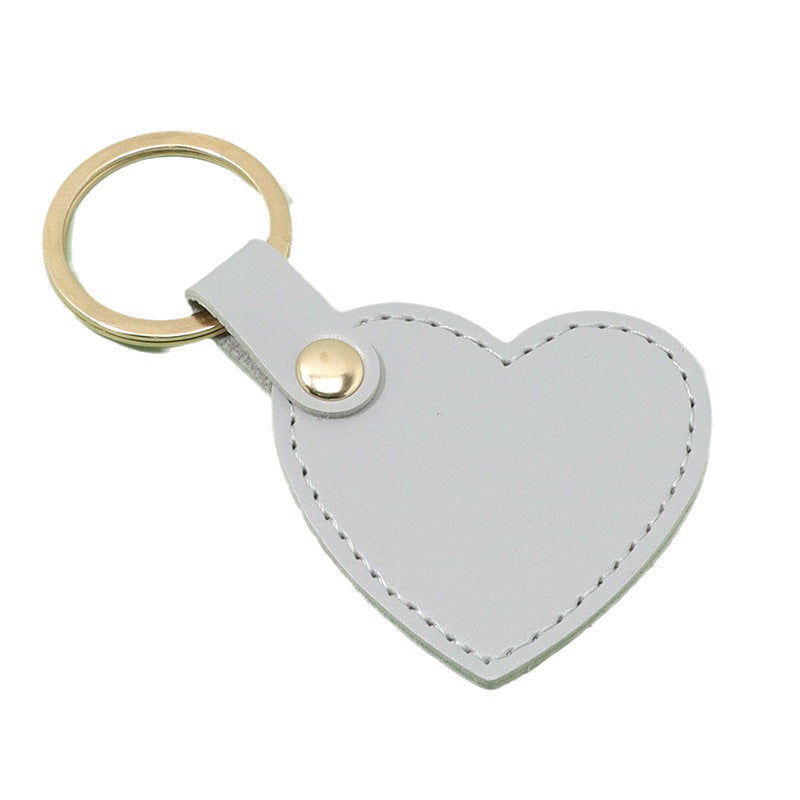 Wholesale Creative Heart Shaped Leather Keychains
