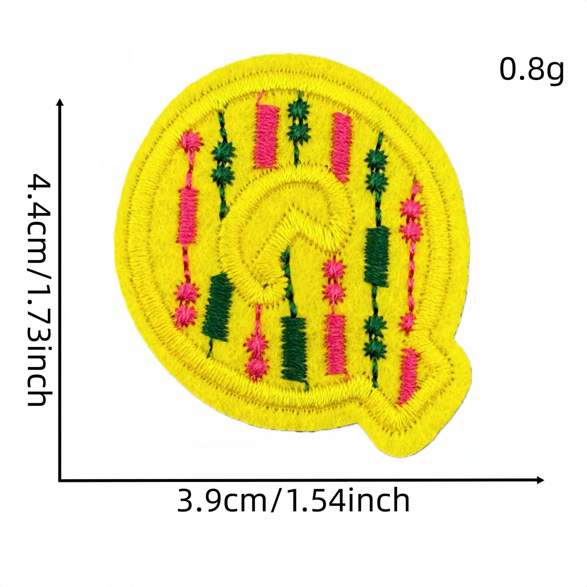 Wholesale Polyester Cartoon Alphabet Embroidery Patches Iron On DIY Clothing Bag Accessory