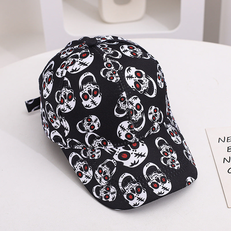 Wholesale Halloween Red Eye Skull Baseball Cap