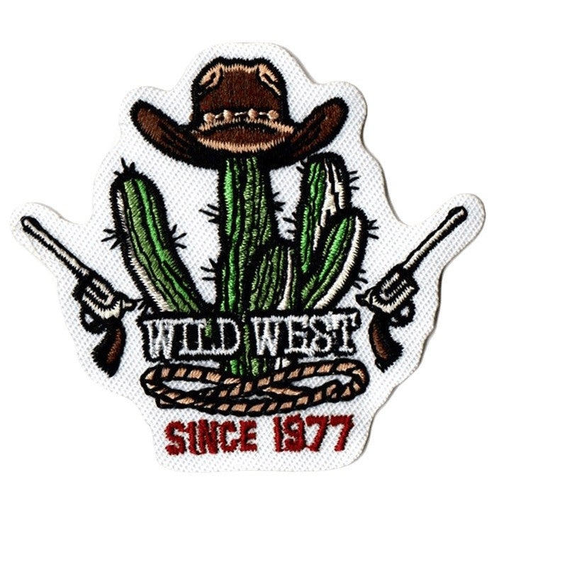Wholesale Western Cowboy English Letter Embroidery DIY Patches