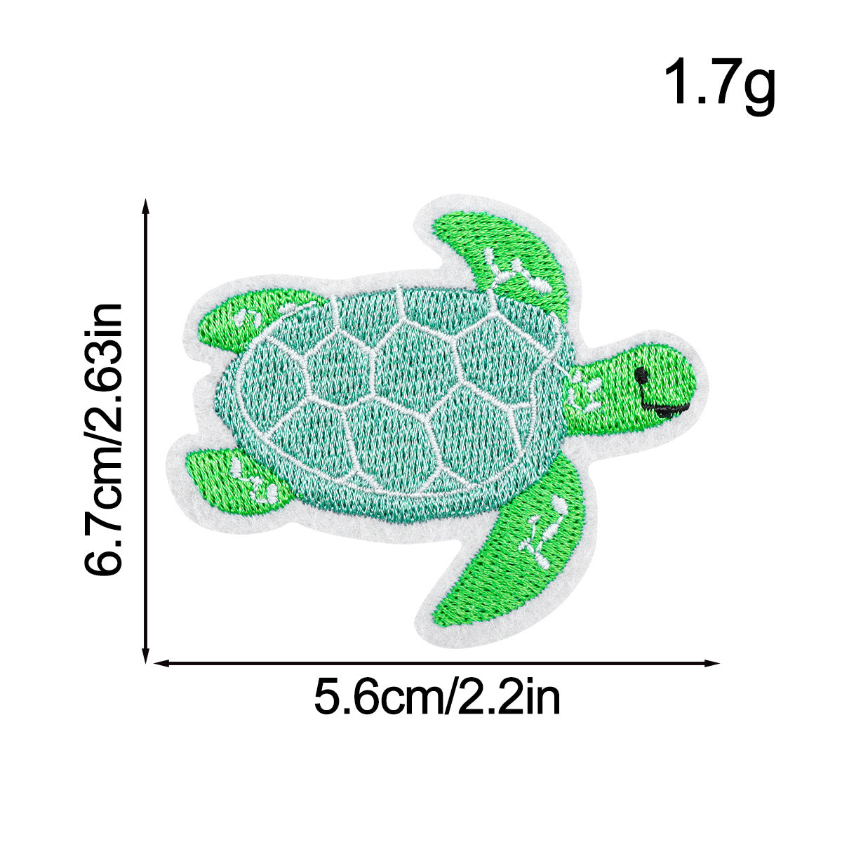 Wholesale Earth Environmental Protection Green Embroidered Cloth Patch