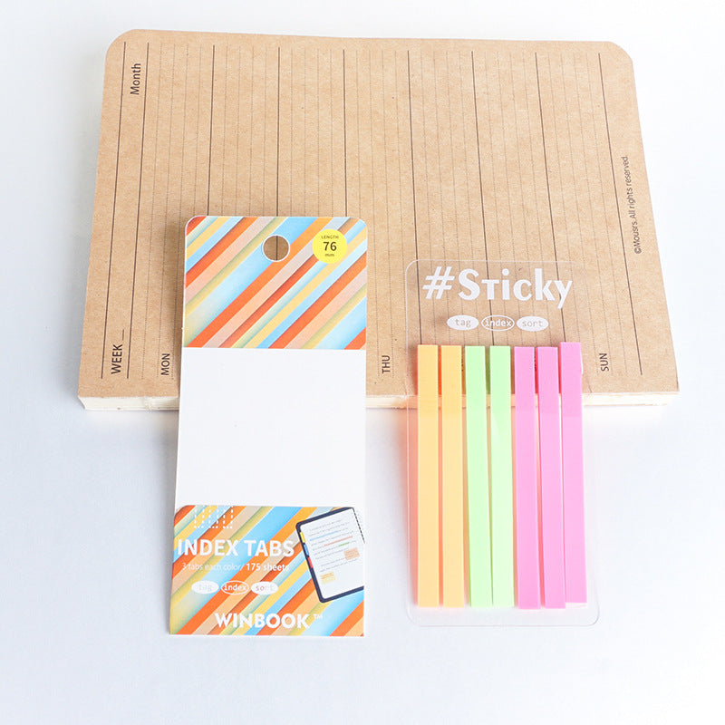 Wholesale 10PCS Transparent Paper Sticky Note Index Stickers