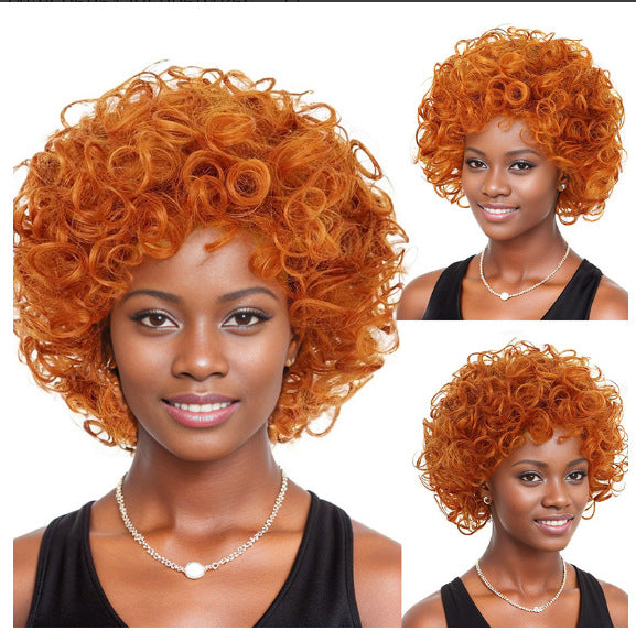Wholesale Wig small curly fluffy headpiece Halloween party cosplay wig