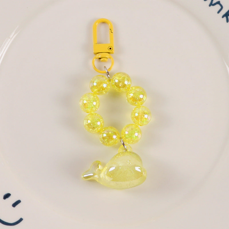 Wholesale Resin Whale Beads Keychain