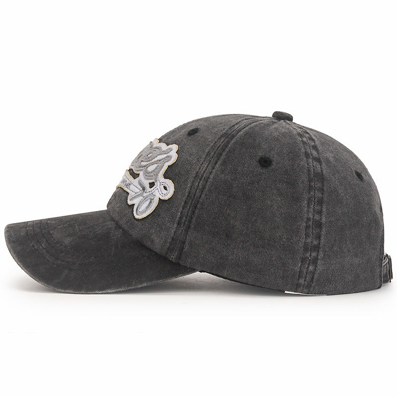 Wholesale Patch Washed Distressed Adjustable Baseball Cap