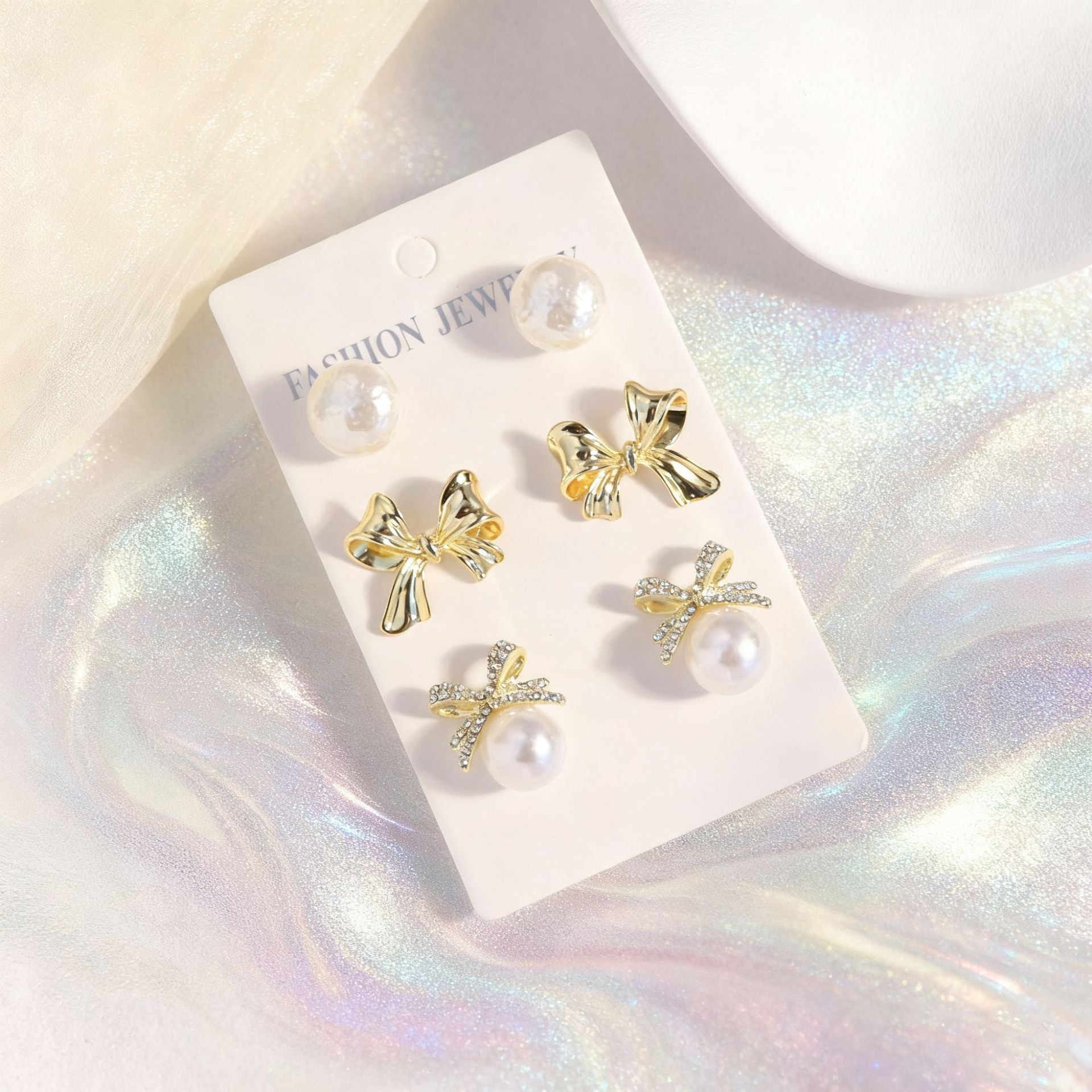 Wholesale Elegant and Unique Bow Starfish Stud Earring