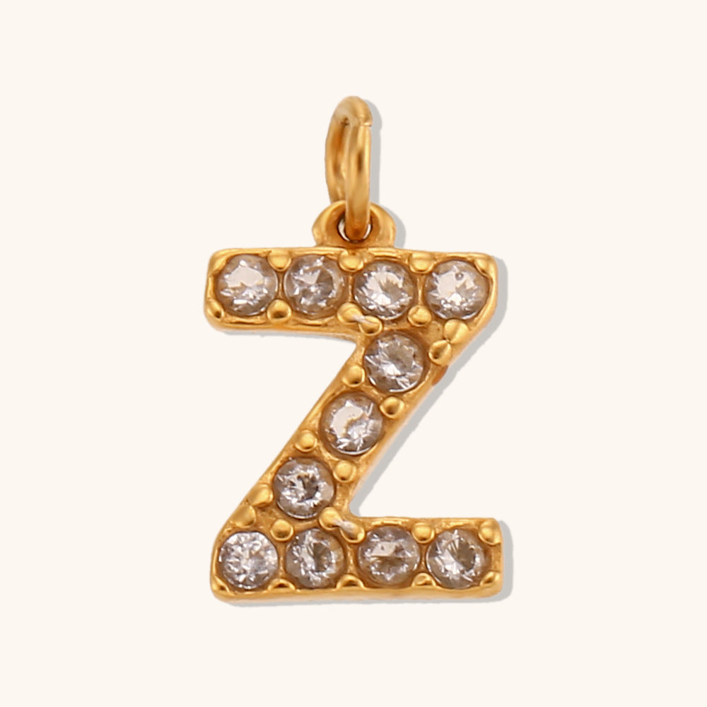 Pargente de cartas de inglés de oro de acero inoxidable de acero inoxidable al por mayor