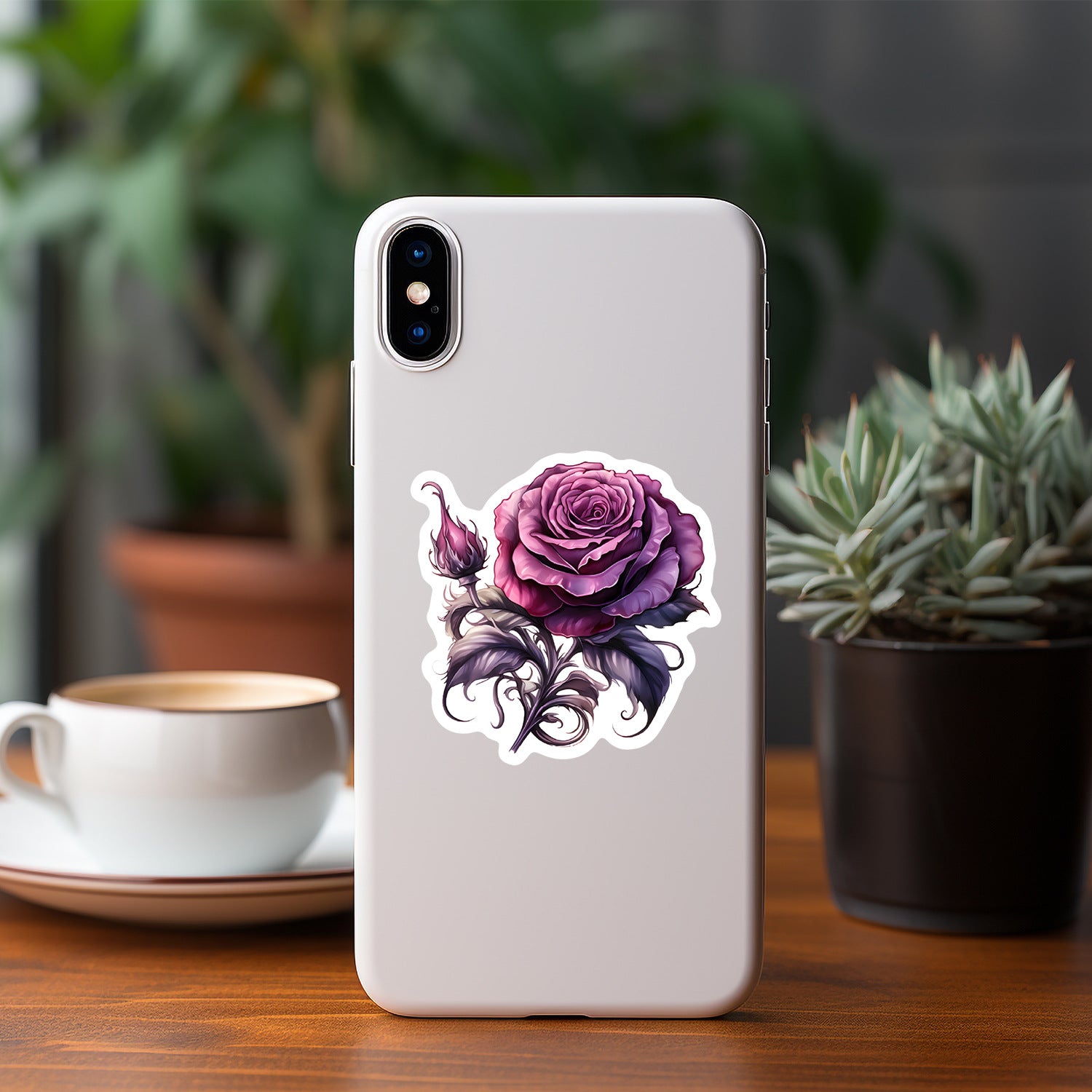 Wholesale  50 Gothic Watercolor Paper-Cut Graffiti Stickers Water Cup