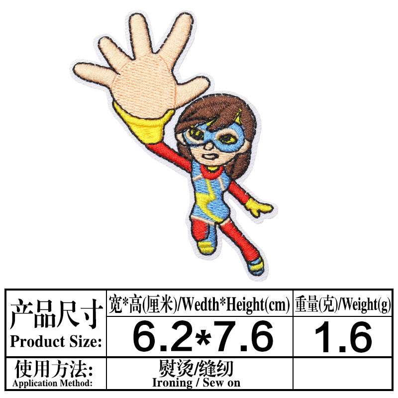 Wholesale Cartoon Embroidered Patches Set 20 Styles Twill Applique For Clothing Coat Bag Decor Boutique Resale Accessory OLY Exclusive