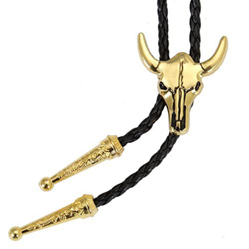 Wholesale Western cowboy long pendant sweater chain leather