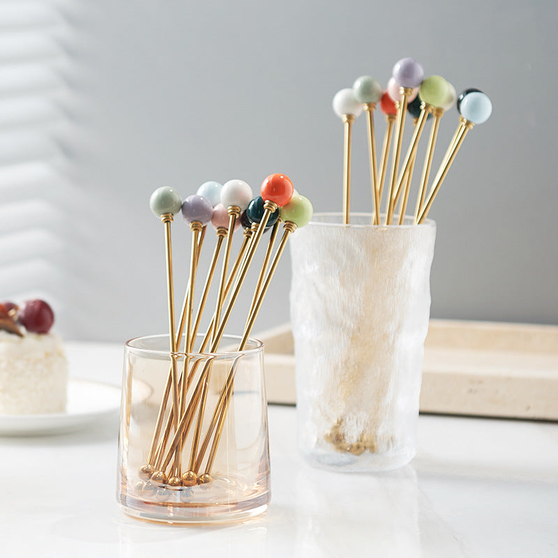 Wholesale Tea and Coffee Ceramic Stirring Rods