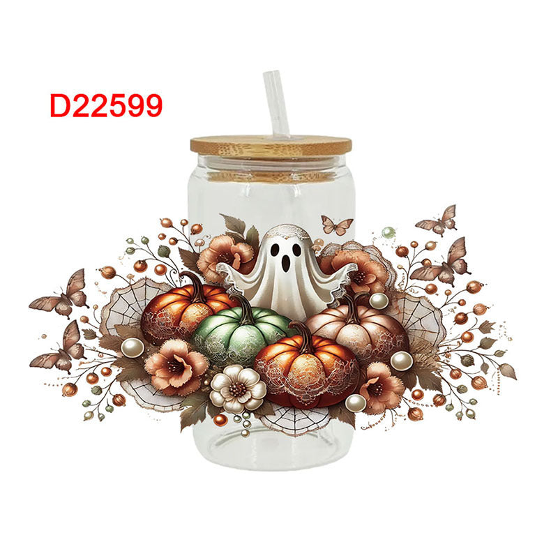 Wholesale Cartoon Cute  Theme 16oz Cup UV DTF Wraps