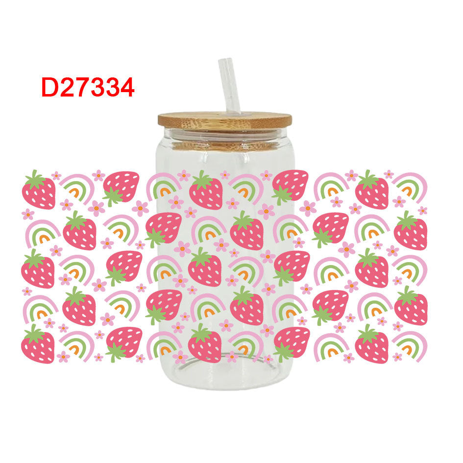 Wholesale Crystal Label Crystal Paste  16oz Cup UV DTF Wraps