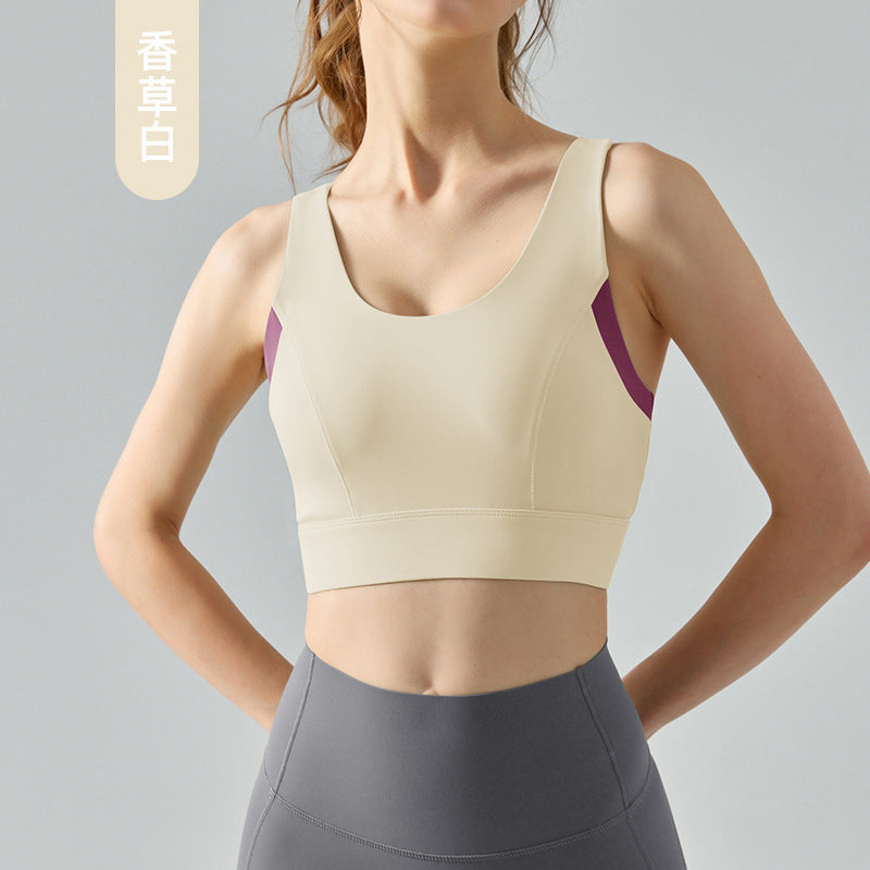 Wholesale Integrated Chest Pad Seamless Back Buckle Sports Bra