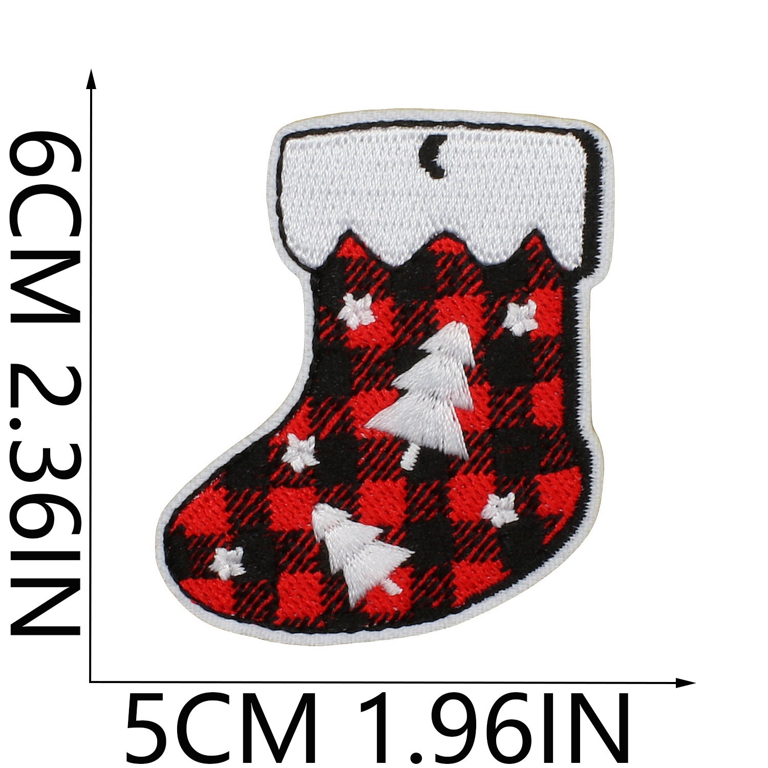 Wholesale Cartoon Christmas Embroidery Patches Festive Tree Snowman Designs Polyester Thread Decorative Accent For Clothing Bags DIY Projects