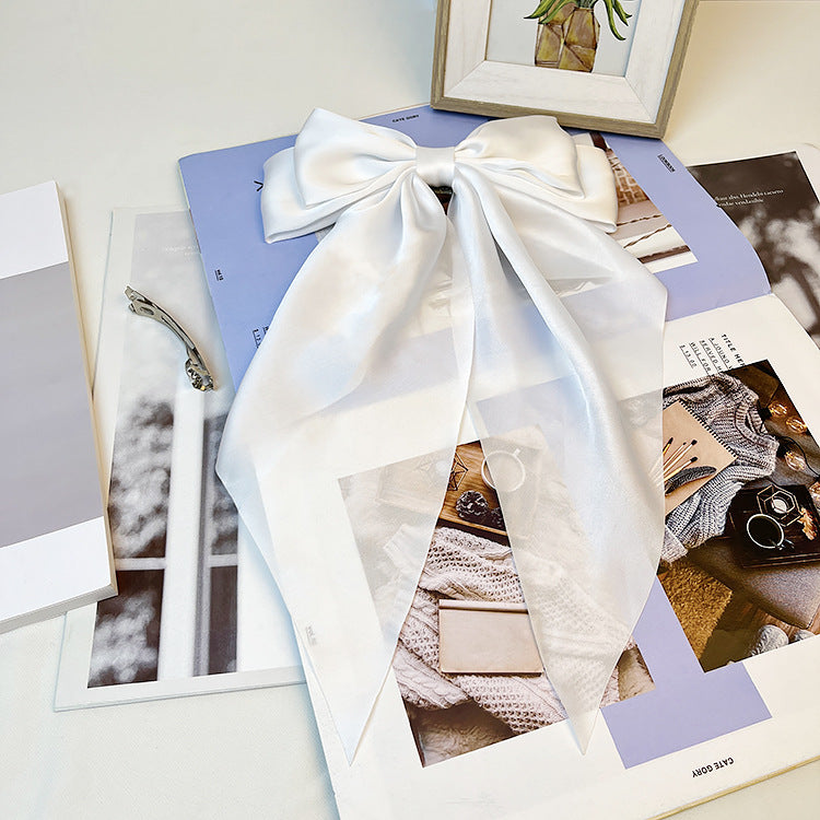 Wholesale Large Bow Ribbon Spring Clip Top Clip Hair Accessories