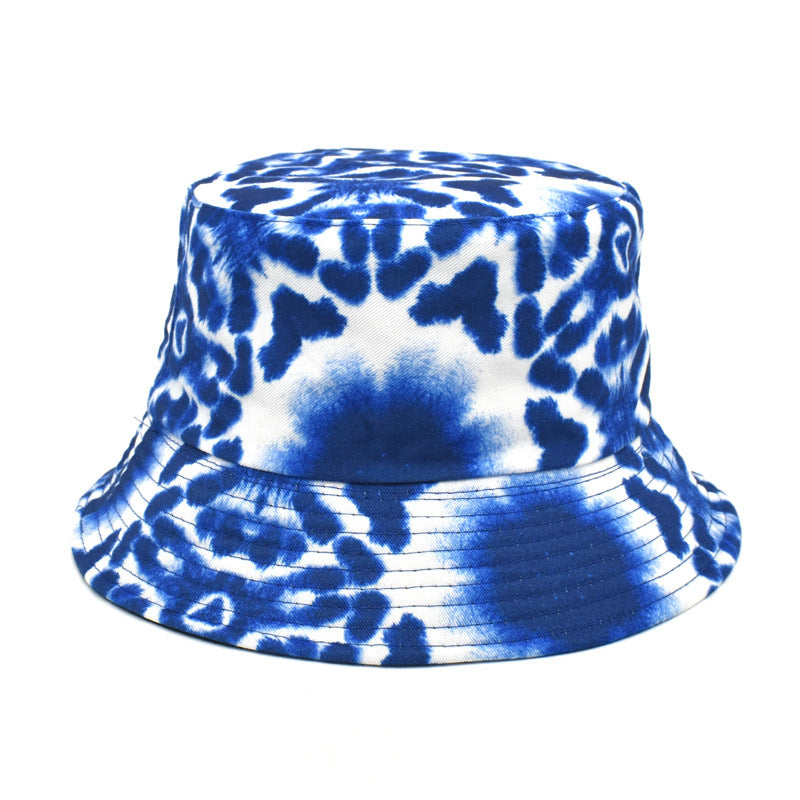 Wholesale Tie-dye Double-sided Outdoor Sunshade Printed Bucket Hat