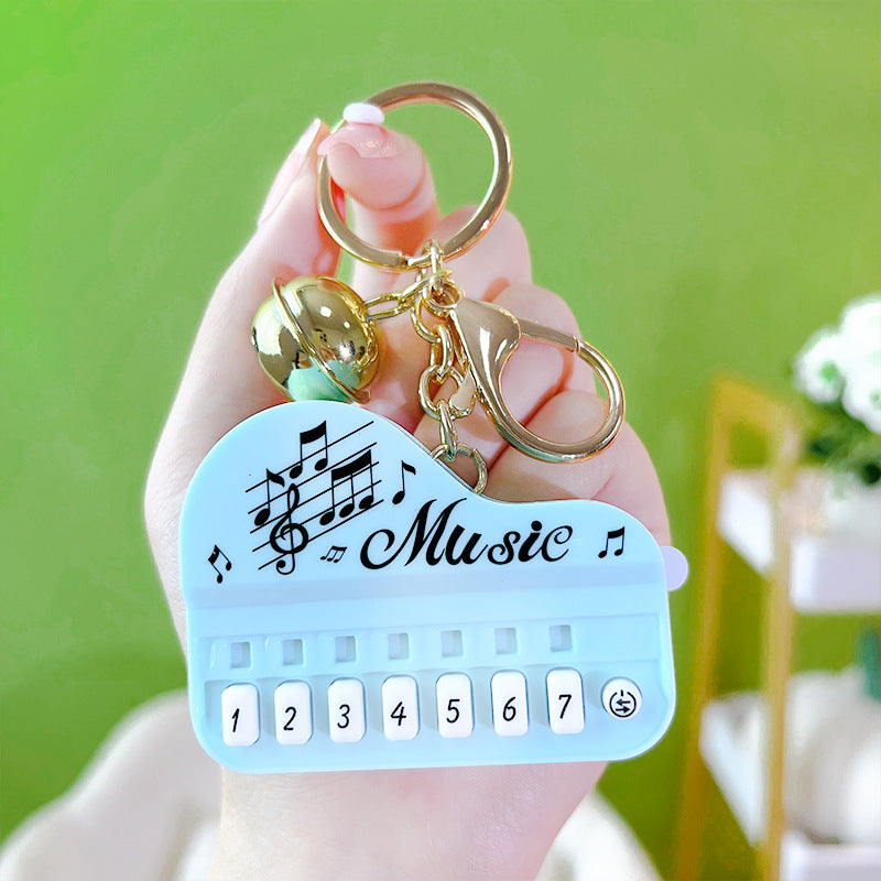 Wholesale Light Up Mini Kids Electronic Piano Keychains