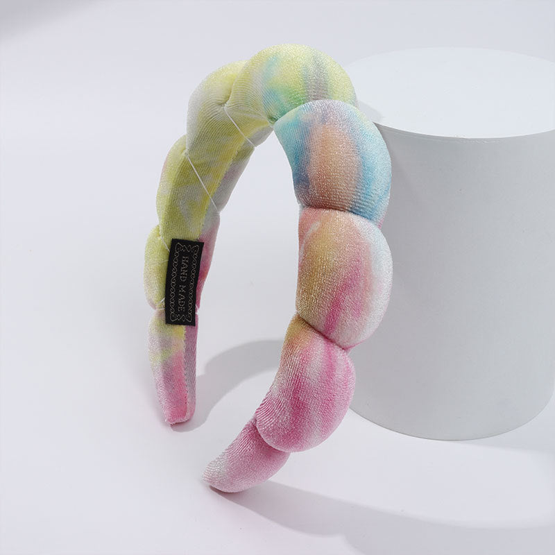 Wholesale Velvet Cloud High Crown Temperament Sponge Headband
