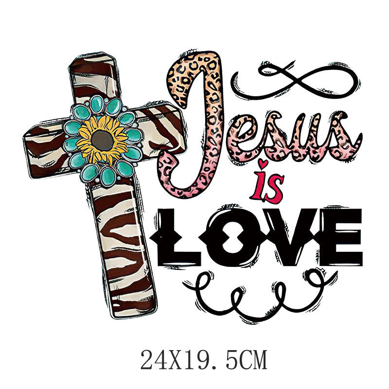 Wholesale Flower and letter heat transfer printing  UV DTF Ready to Press Transfers Wraps