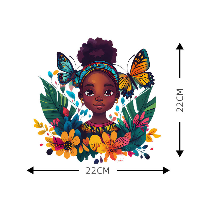 Wholesale 10pcs Colorful Flower Butterfly UV DTF Ready to Press Transfers Wraps