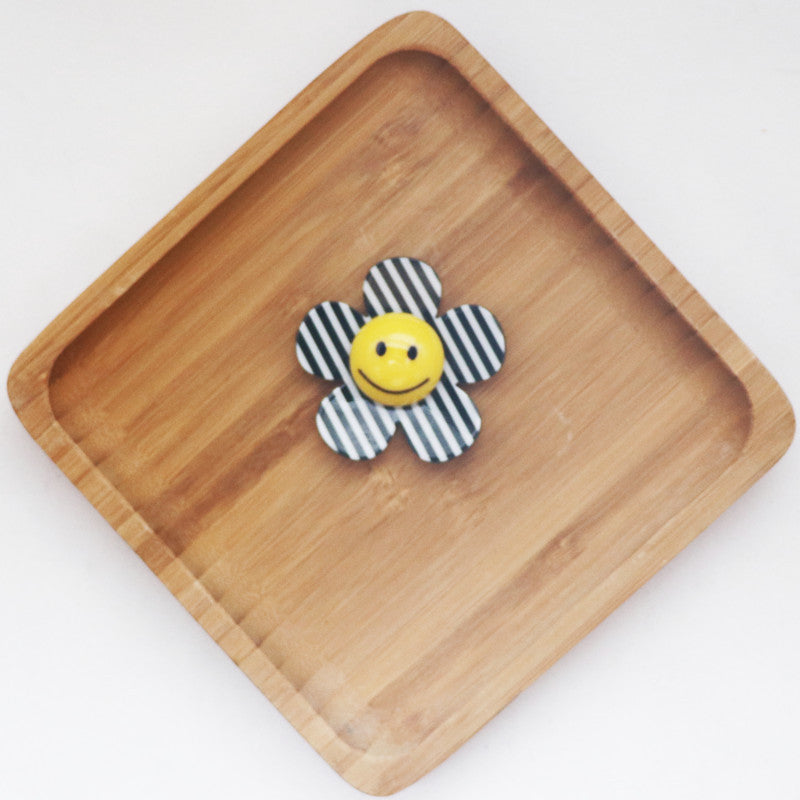 Wholesale 10pcs Black and White Plaid Leopard Print DIY Accessories