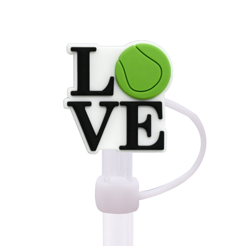 Wholesale Random 100pcs 10MM Tennis Sports Dust Plug Straw Accessories