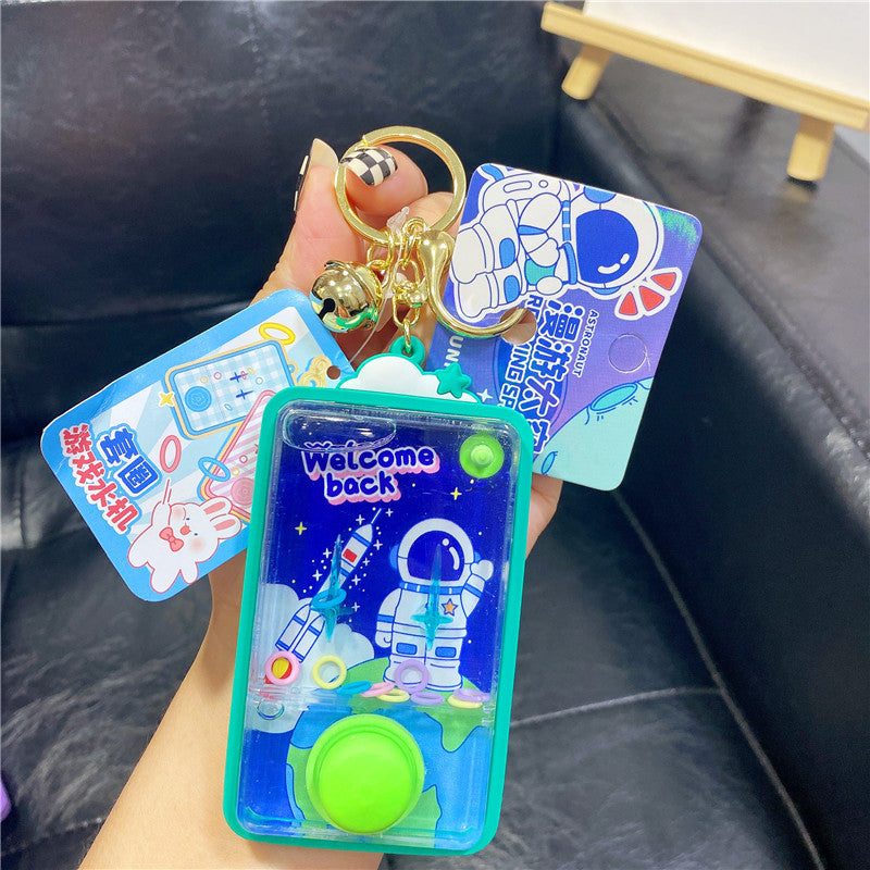 Wholesale Astronaut Unzip Game Water Machine Ferrule Keychains