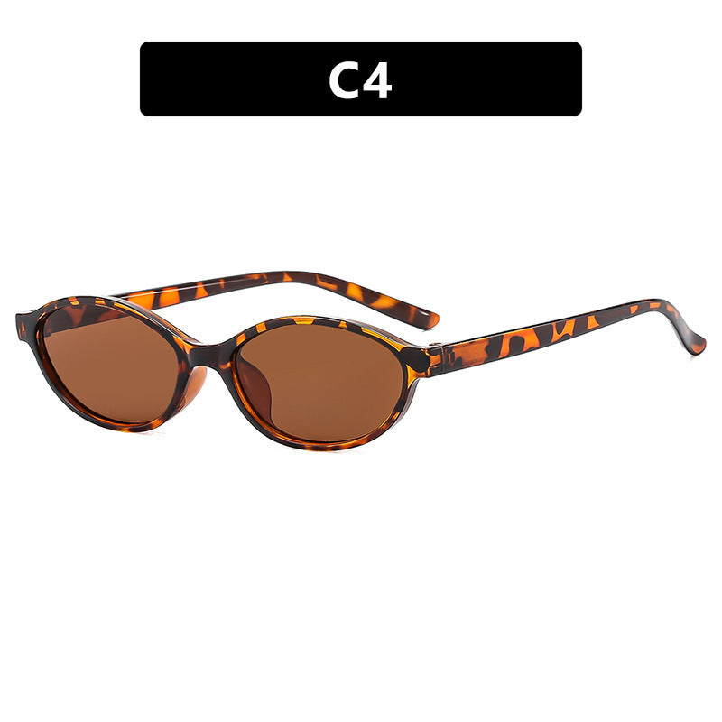 Wholesale Street Photography Elliptical Retro Outdoor Sunscreen Sunglasses