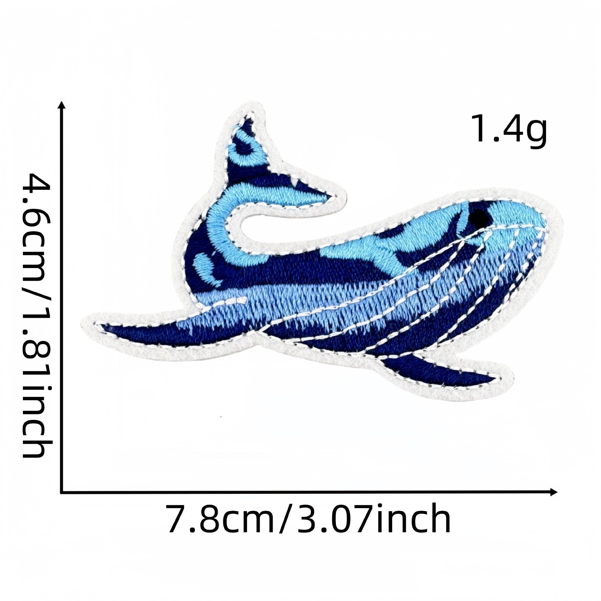 Wholesale Blue series cartoon embroidery DIY patches