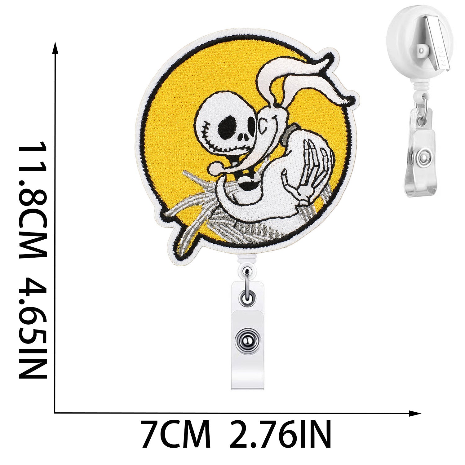 Wholesale Halloween Easy Pull-up Buckle Embroidered Cloth Sticker
