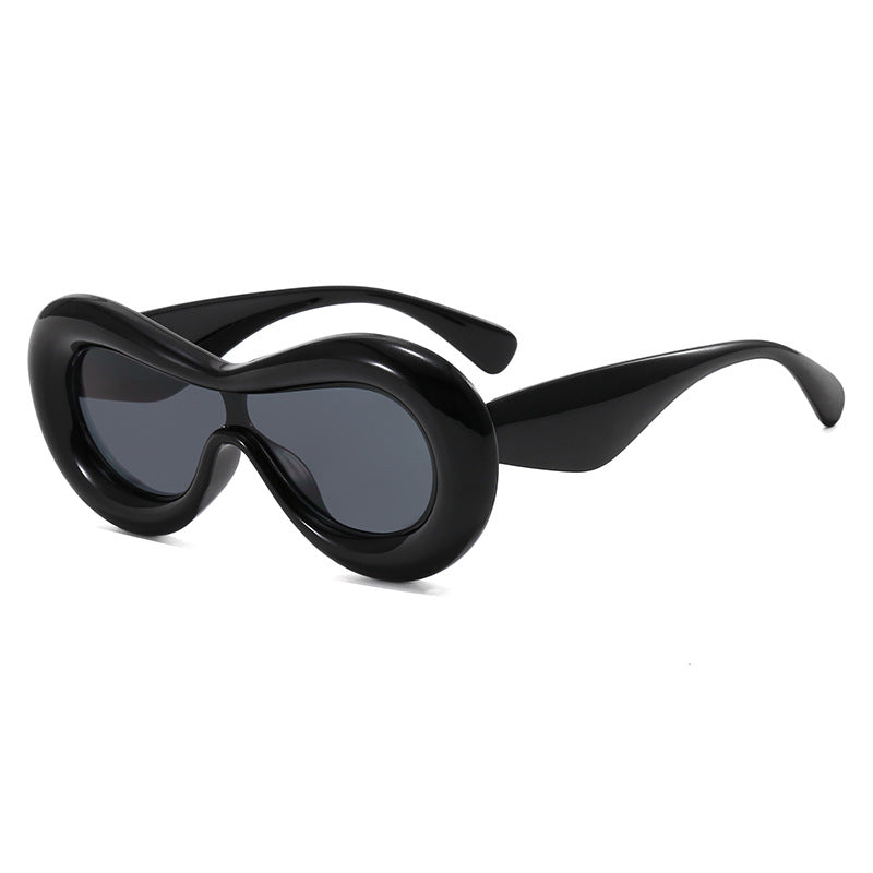 Wholesale PC Elliptical Geometry Butterfly Cat Eye Sunglasses