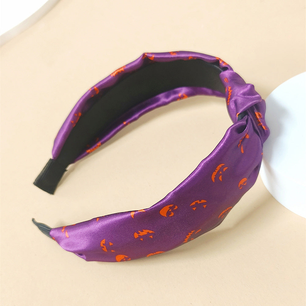 Wholesale  headband women' s wide-brimmed fabric knotted headband