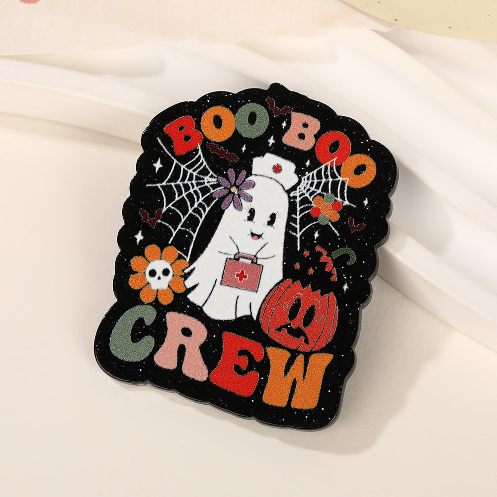 Wholesale 10pcs Pumpkin Cat Ghost Acrylic Flatback